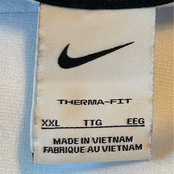 Nike Therma-Fit Pullover Fitness White Hoodie Mens Sz XXL Athleisure Gym Workout - Picture 2 of 11